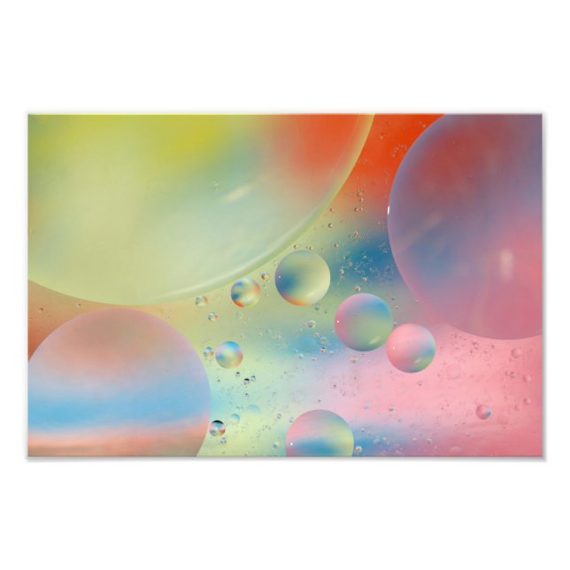 Bulles Abstraites Beaux-Arts Impression (Devant)