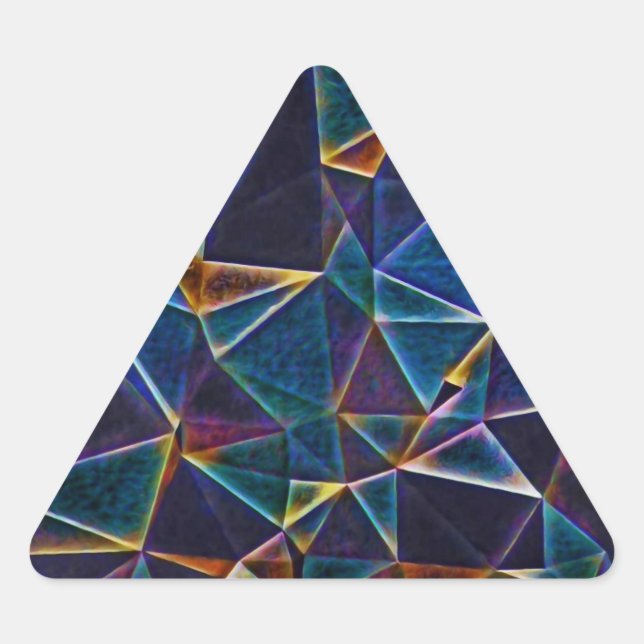 Bulles brisées Sticker Classic Round (Devant)