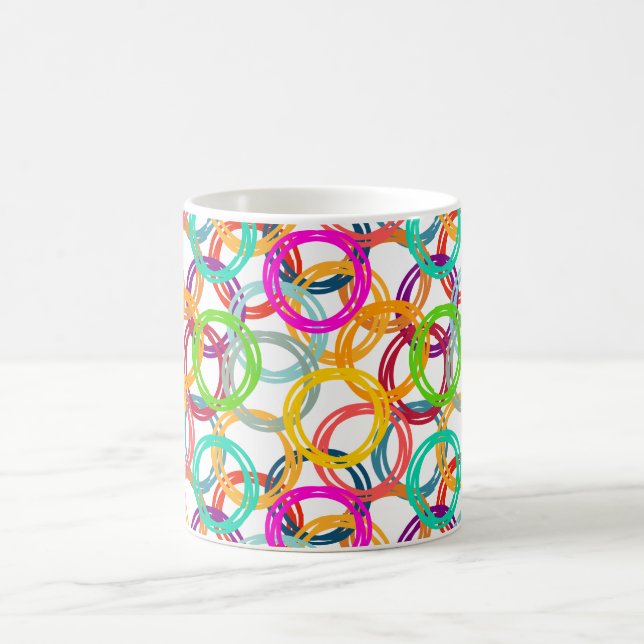 Bulles, Bulles Partout Dans La Mug De Café (Centre)
