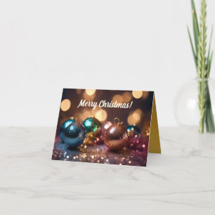 Bulles de Noël Carte de voeux