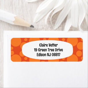 Bulles de savon orange