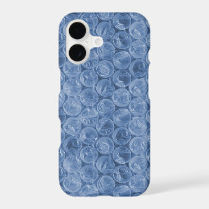 Bulles d'emballage bleues