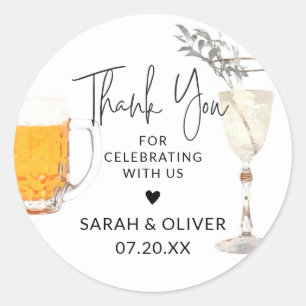 Bulles et brasseries Favoriser Stickers Wedding sh