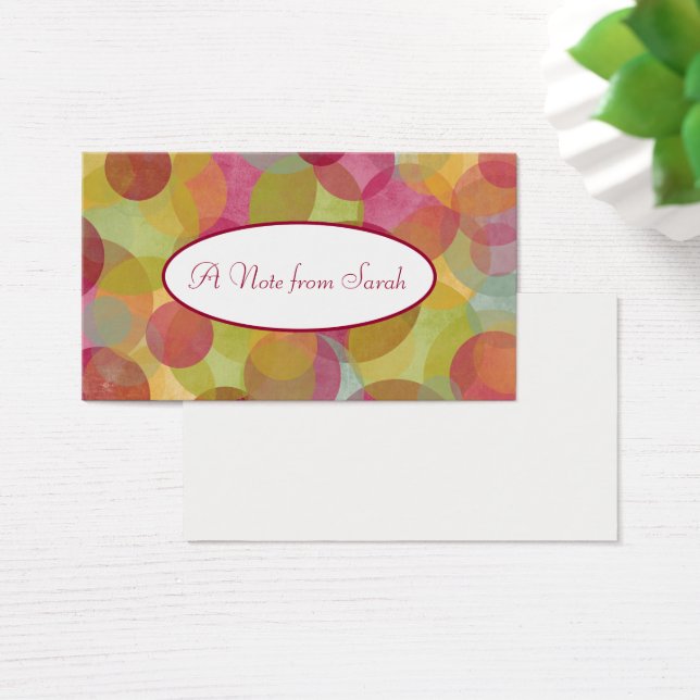 Bulles multicolores et lunatiques pour les notes (Bureau)