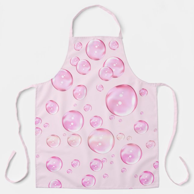 Bulles roses Tablier rose (Recto)