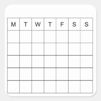 Bullet Journal and Planner Mini Calendar Sticker