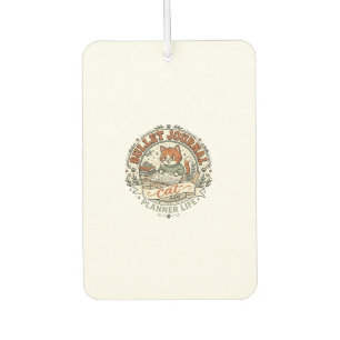 Bullet Journal Cat Bullet Journal Cat Vintage Vect Air Freshener
