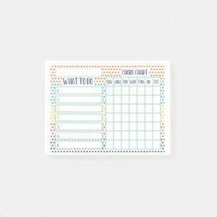Bullet Journal Style To Do Chore List Post-it Notes