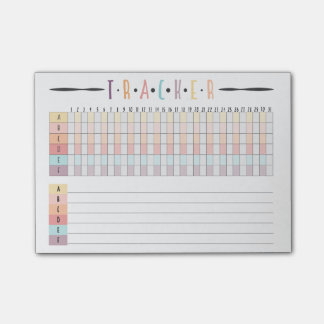 Bullet Journal Tracker Post-it Notes