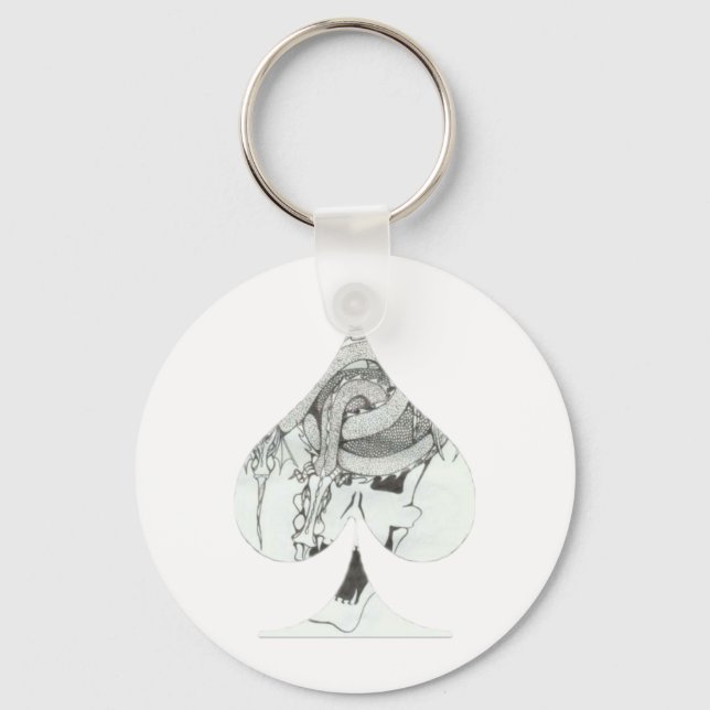 BULLET OF SPADES KEYCHAIN (Front)