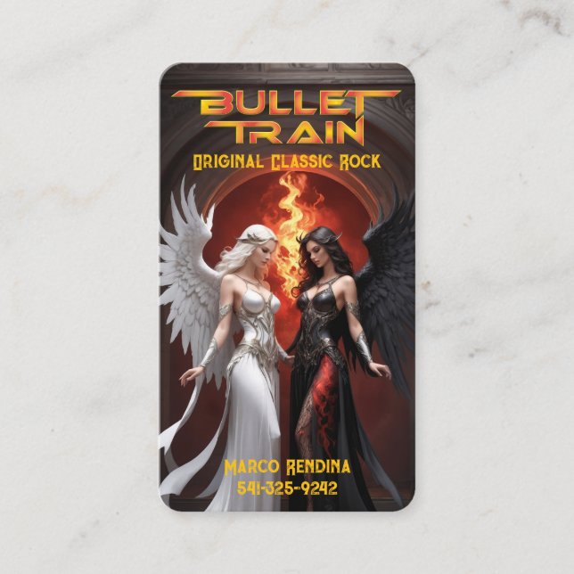 Bullet Train Business Card (Front)