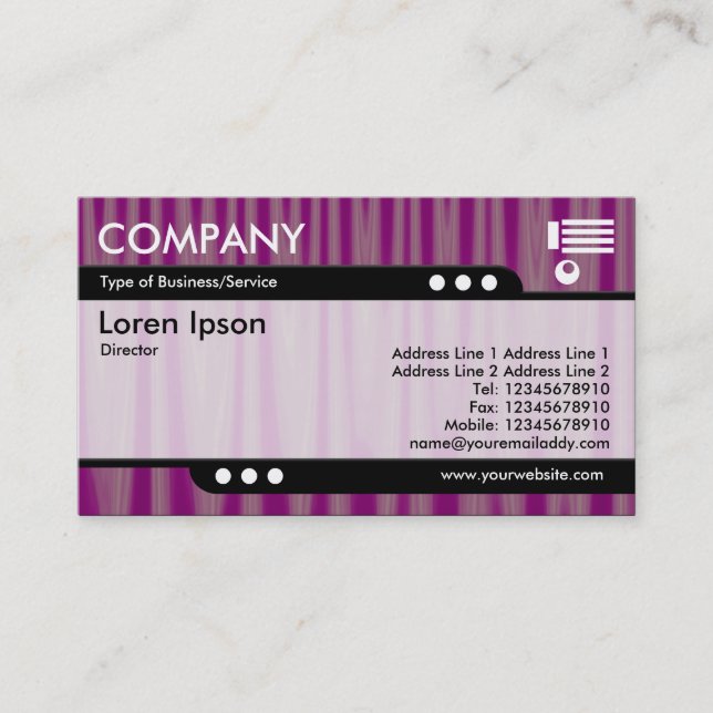 Bullet Train - Drapery 06 Business Card (Front)