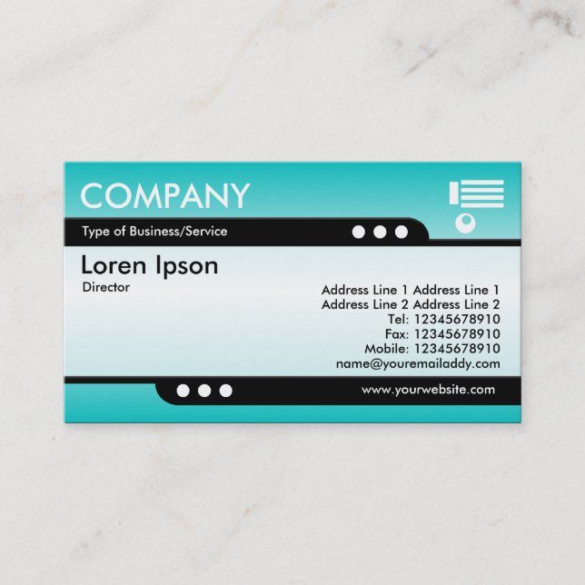 Bullet Train - Horizon Glow 01 Business Card (Front)