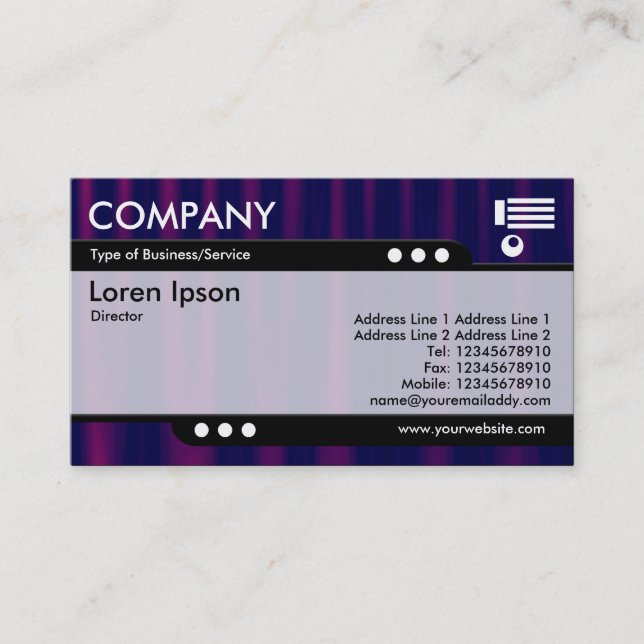 Bullet Train - Horizon Glow 04 Business Card (Front)