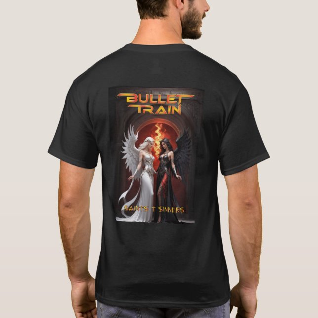 Bullet Train T Devil - Angel Back T-Shirt (Back)