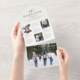 Bulletin familial mise à jour carte de vacances tr