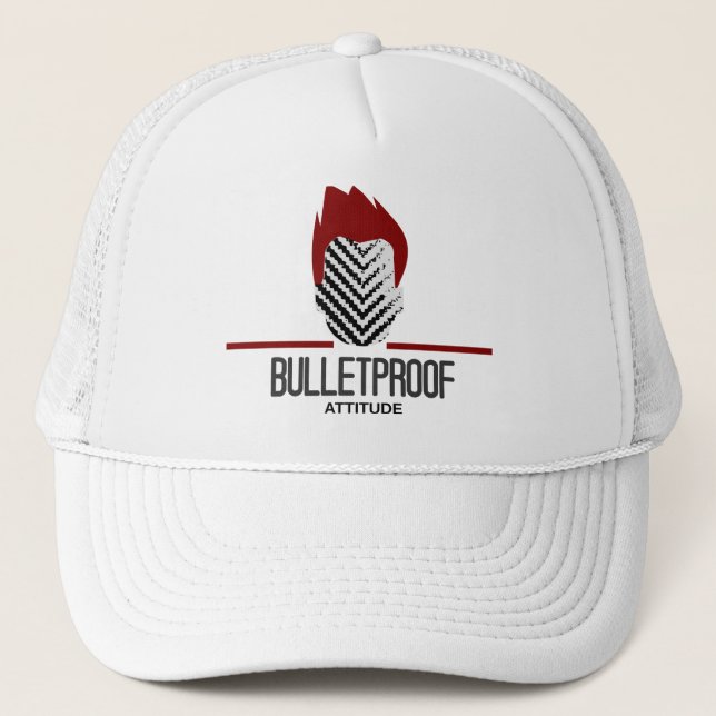 bulletproof attitude trucker hat (Front)