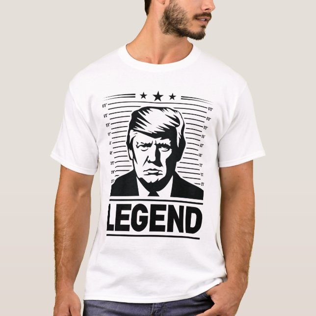 Bulletproof Donald Trump election 2024 legend T-Shirt (Front)