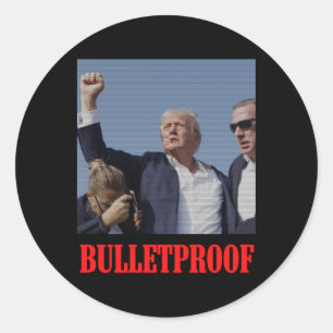 Bulletproof Ination Attempt V2  Classic Round Sticker