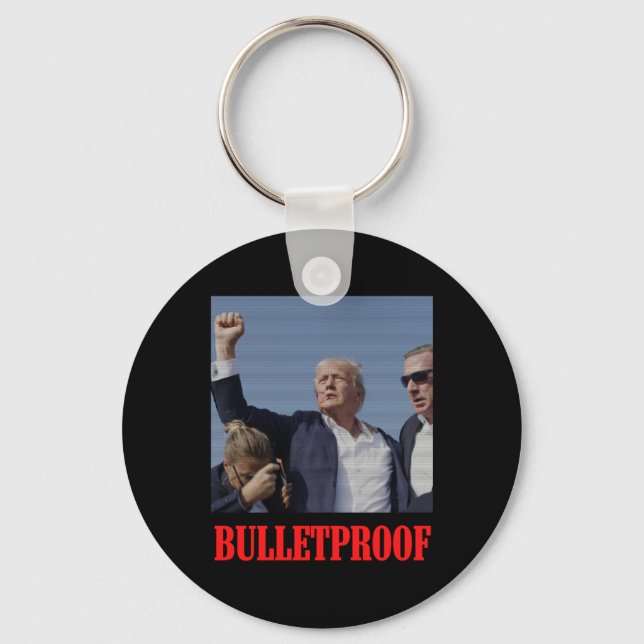 Bulletproof Ination Attempt V2  Keychain (Front)