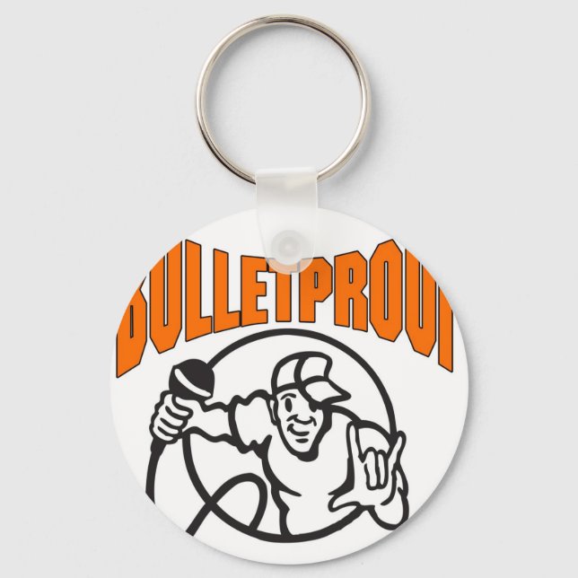 Bulletproof Logo Keychain (Front)