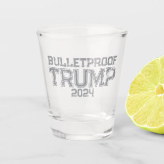 Bulletproof Trump 2024 Shot Glass