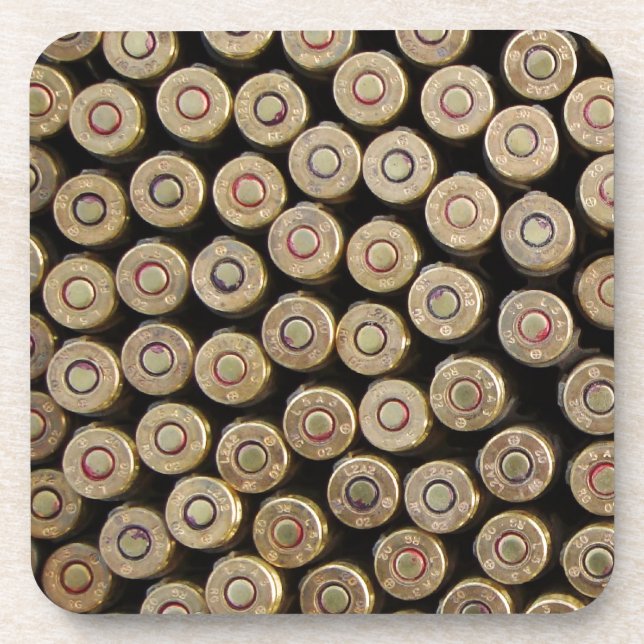 Bullets, ammunition coaster (Front)
