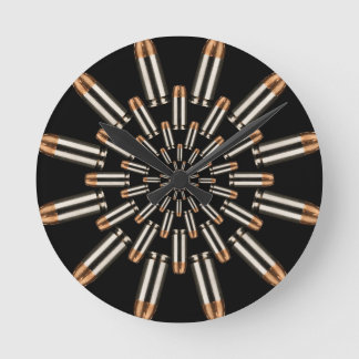 Bullets Round Clock