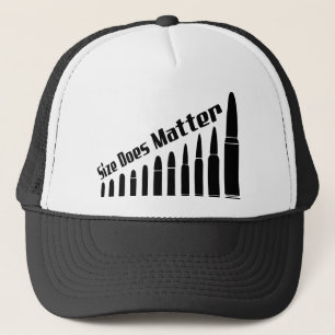 Bullets Size Does Matter  #USAPatriotGraphics  © Trucker Hat