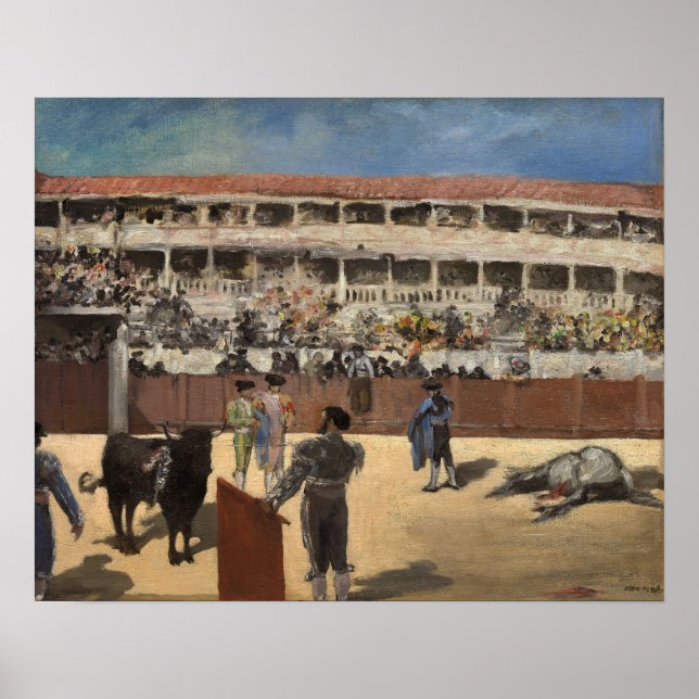 Bullfight by Manet - Poster (Front)