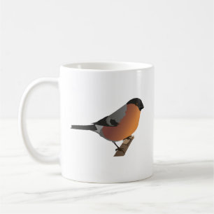 Bullfinch Bird Coffee Mug