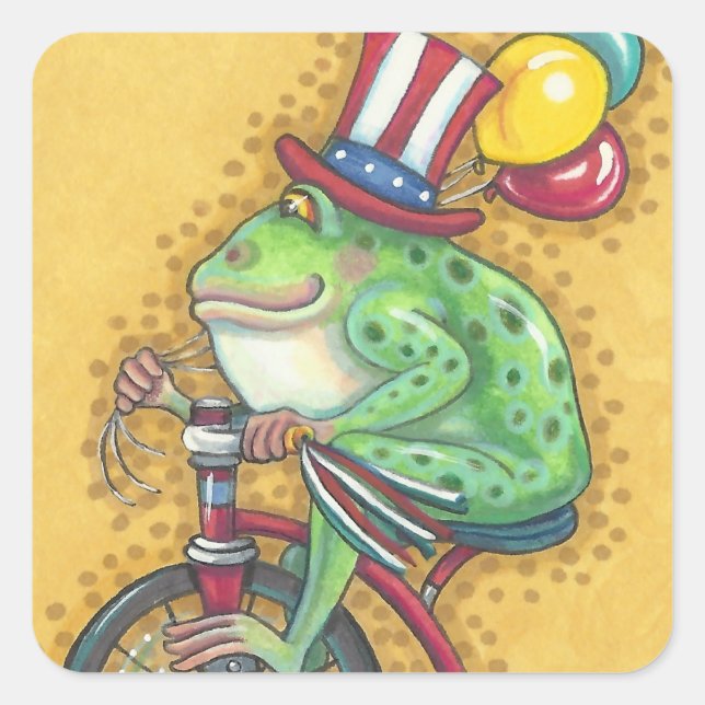 BULLFROG 4 juillet AMERICANA FROG STICKER Sheet (Devant)