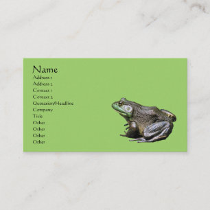 Bullfrog Carte de visite de la nature