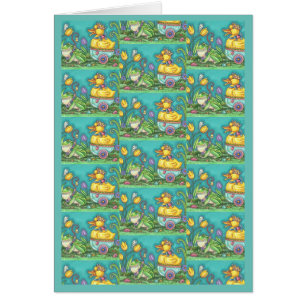 BULLFROG & DUCK PRINCE EASTER GREECARD VERSE