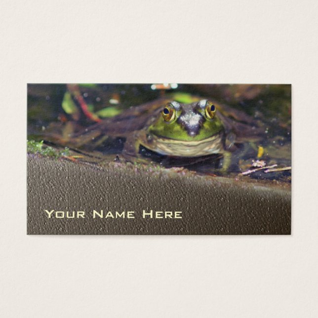 Bullfrog Face Nature (Front)