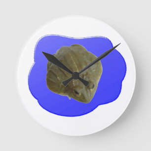 Bullfrog in Pond Wall Clock