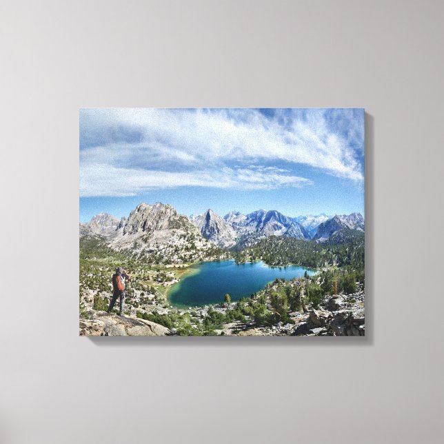 Bullfrog Lake and Kearsarge Pass - Sierra - Canvas (Front)