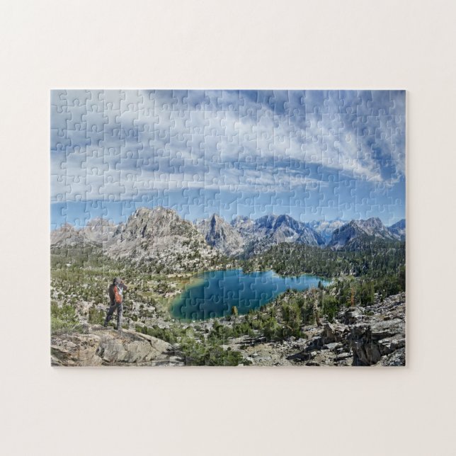Bullfrog Lake and Kearsarge Pass - Sierra Jigsaw Puzzle (Horizontal)
