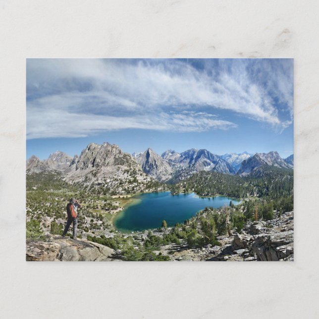 Bullfrog Lake and Kearsarge Pass - Sierra Postcard (Front)