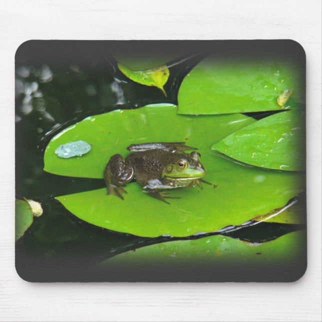 Bullfrog on Lilypads Mouse Pad (Front)