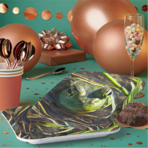 Bullfrog Paper Plate