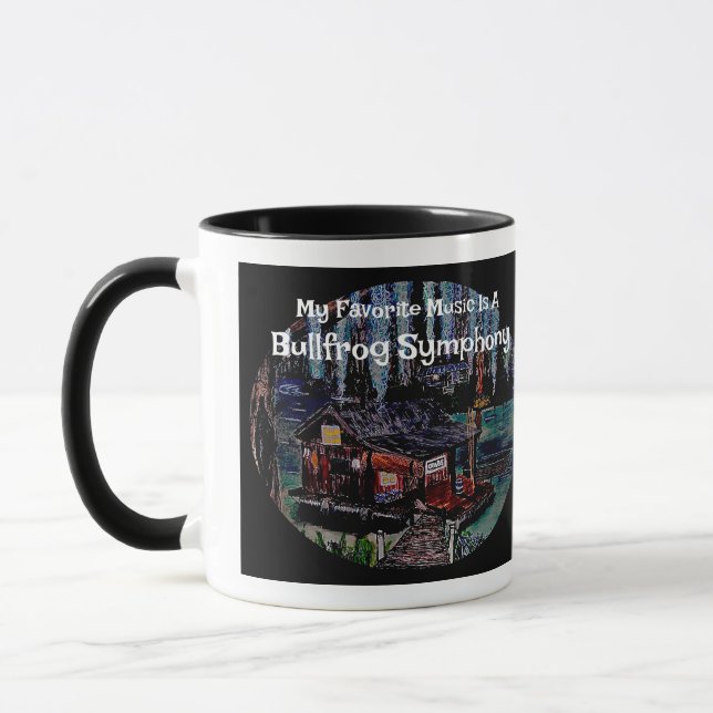 "Bullfrog Symphony" Possum Trot Mug (Left)