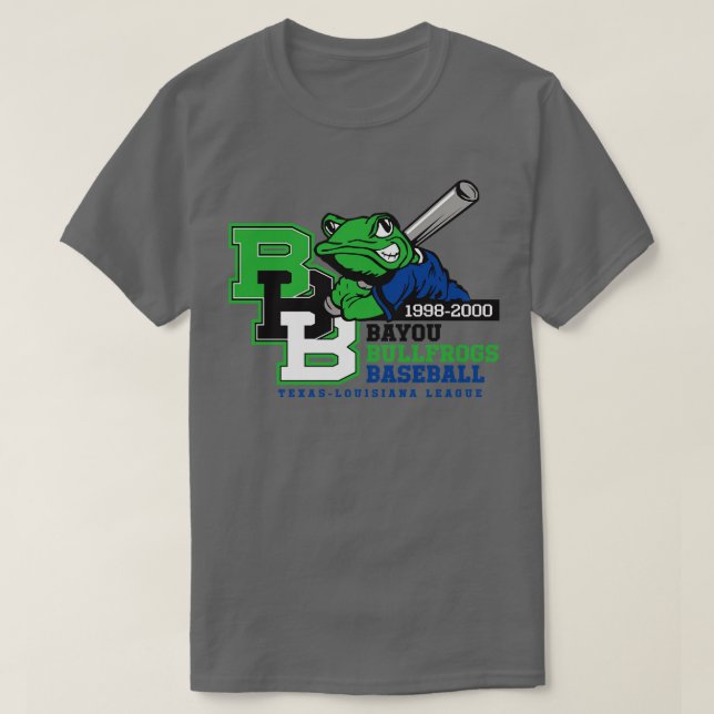 Bullfrogs Baseball T-Shirt (Design Front)