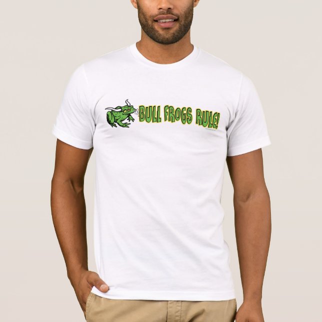 Bullfrogs Rule! T-Shirt (Front)