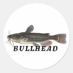Bullhead Classic Round Sticker