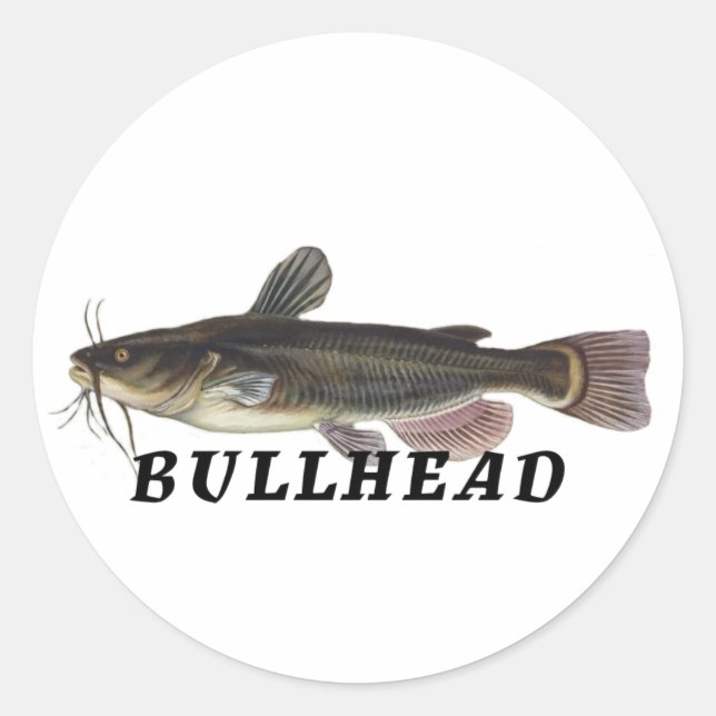 Bullhead Classic Round Sticker (Front)