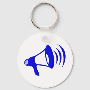 Bullhorn - Add your own words Keychain