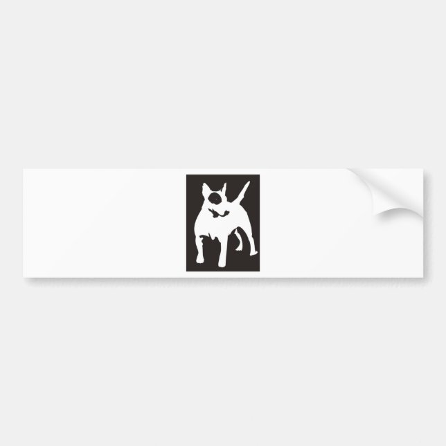 Bulli Terrier Bumper Sticker (Front)