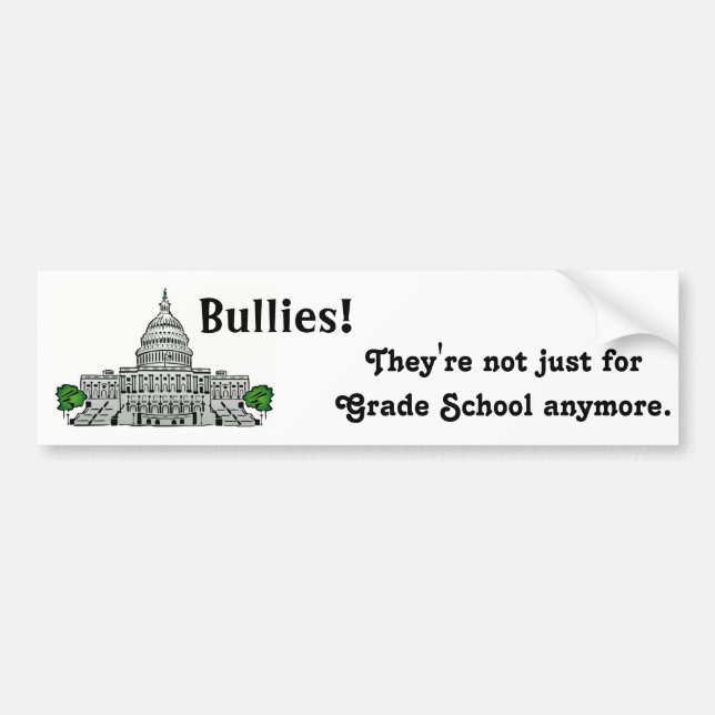 Bullies Bumper Sticker (Front)