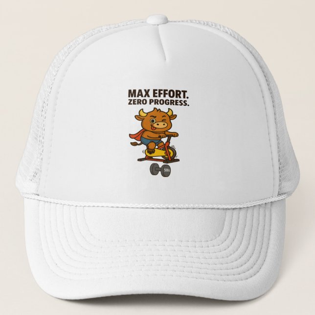 Bullio Fitness Casquette - Max Effort. Progression (Devant)